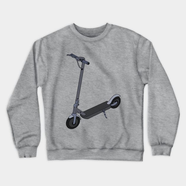 Awesome electric scooter Crewneck Sweatshirt by DiegoCarvalho